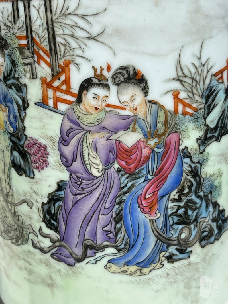 清代 粉彩瓷器一组四件 - 图33